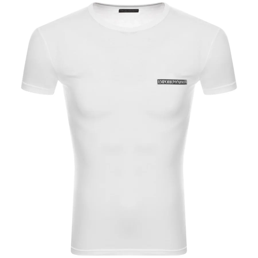 Alternative Image for ProductEmporio Armani Lounge Crew Neck T Shirt White1